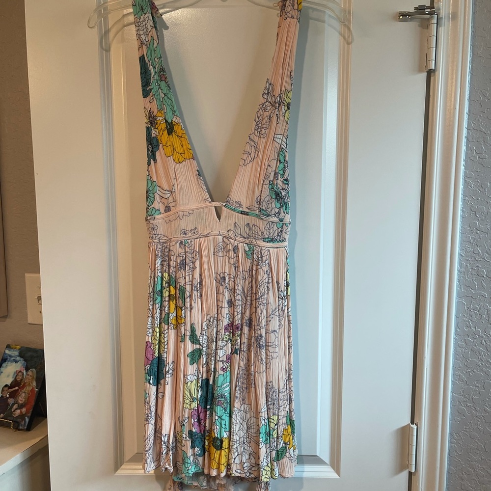 Flowy mini dress. Worn once for a wedding